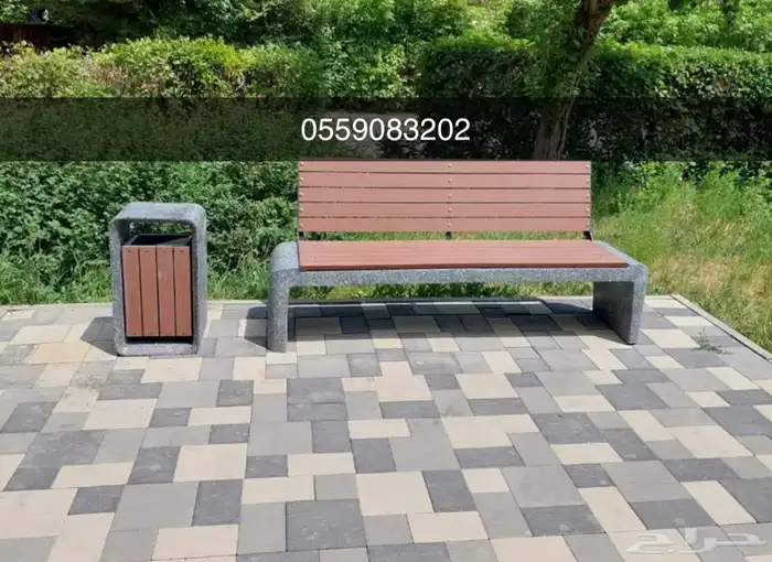 كراسي وأحواض خرسانية تجميلي 14