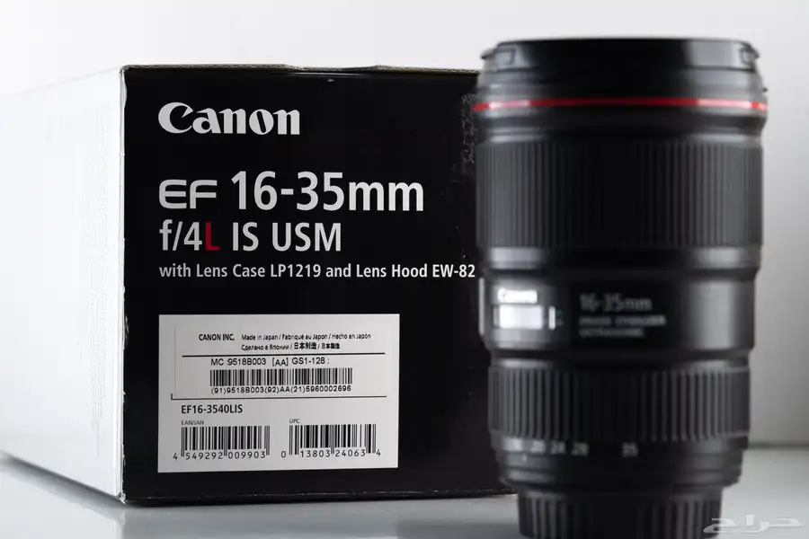 عدسة كانون فل فريم Canon EF 16-35mm F 4 IS USM 0