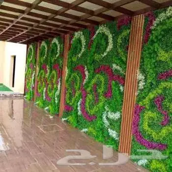 عشب صناعي جداري ارضي نجيلة مظلات شلالات ونوافير تجهيز ملاعب 17