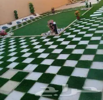 عشب صناعي جداري ارضي نجيلة مظلات شلالات ونوافير تجهيز ملاعب 14