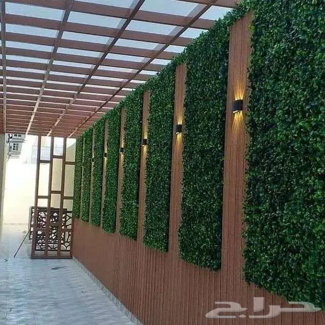 عشب صناعي جداري ارضي نجيلة مظلات شلالات ونوافير تجهيز ملاعب 11