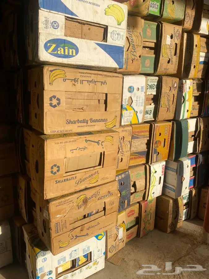 كراتين موز للتمور نظيفه ومفرزه للبيع 0
