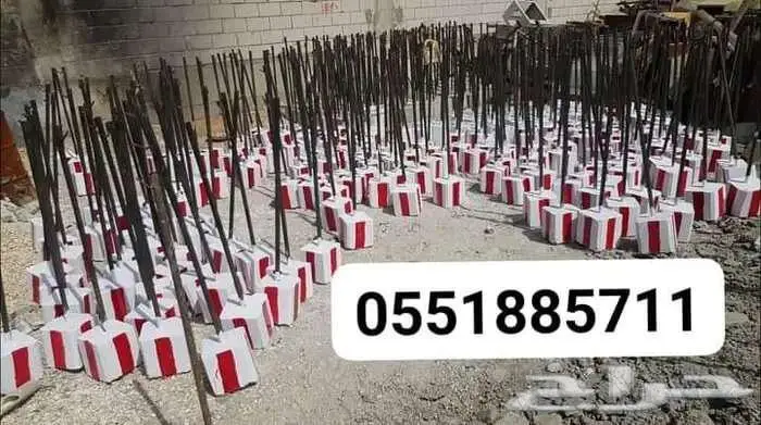 مصدات مواقف حواجز طرق قواعد مناهل 19