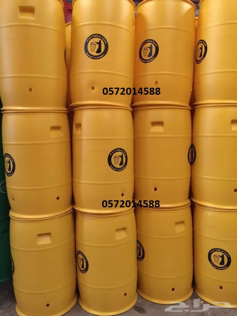 برميل نفايات بلاستيك 220 لتر Barrel 220 4