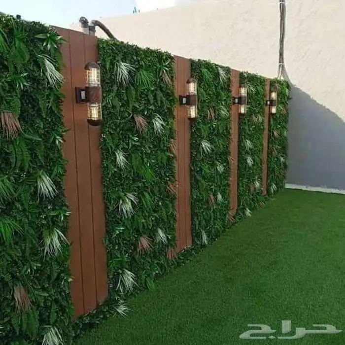 عشب صناعي جداري ارضي نجيلة مظلات شلالات ونوافير تجهيز ملاعب 0