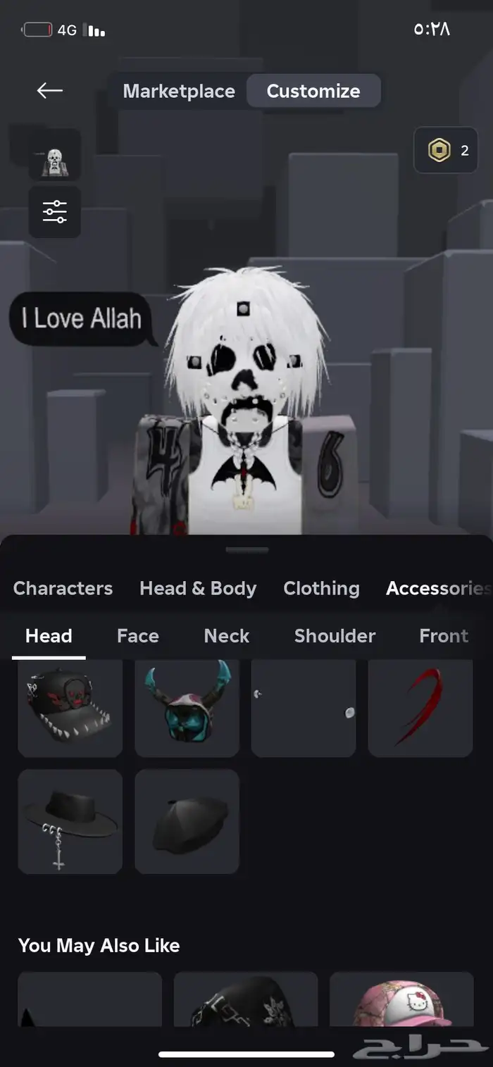 حساب روبلوكس 13