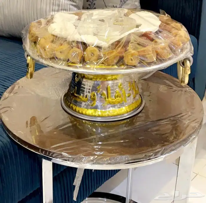 تجهيز صواني تمر ومضير وسمن 9