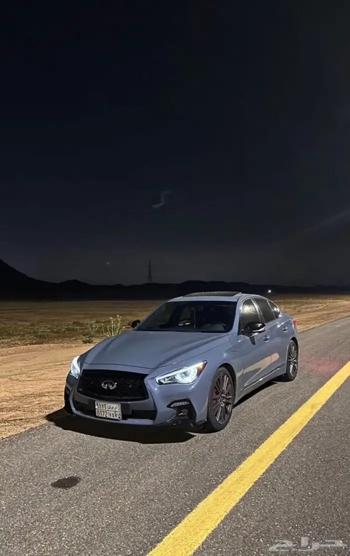 Q50 red sport 2023 للبيع 0