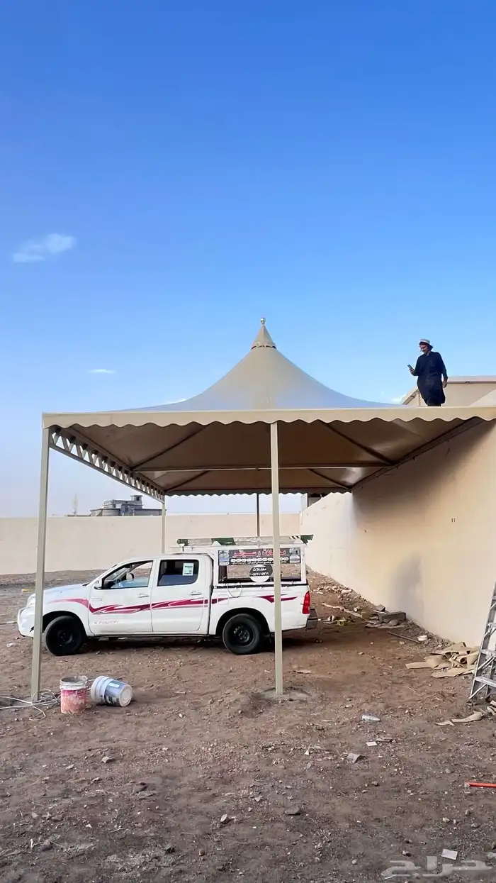 مظلات وسواتر وجميع أعمال الحداده 1