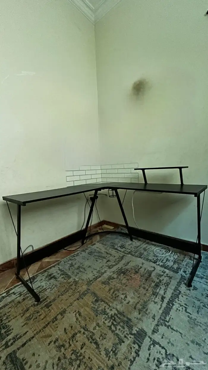 طاوله العاب كمبيوتر منزليه على شكل حرف L مقاس 51 بوصه 0