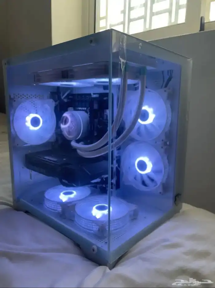 بيسي العاب احترافي تصميم ابيض فخم RTX 3050 اداء وسعر 0