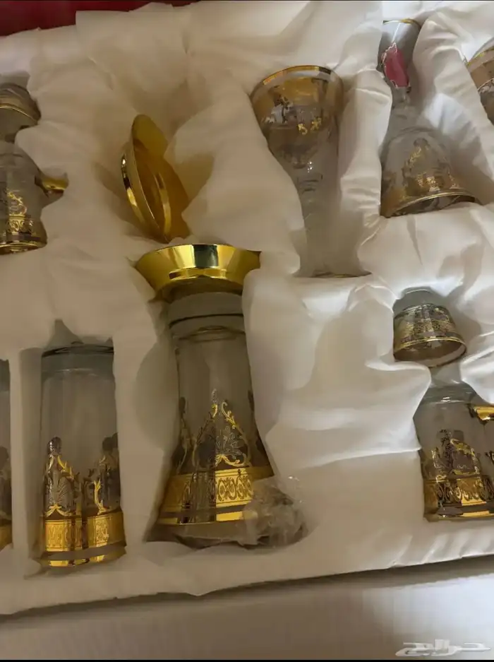 طقم بيالات وفناجيل تركي جديده فخم للمناسبات 1