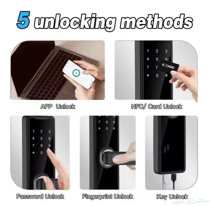 قفل ذكي للابواب 4