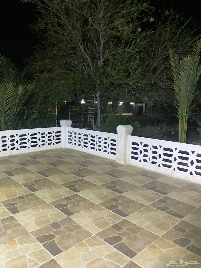 استراحة البستان قسمين مساحتها 3 الاف لليجاراليومي والشهري 6