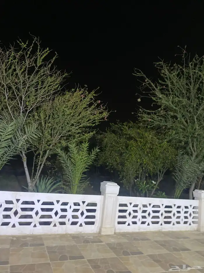 استراحة البستان قسمين مساحتها 3 الاف لليجاراليومي والشهري 5