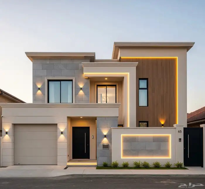 تصميم واجهات منزليه فخمة 4
