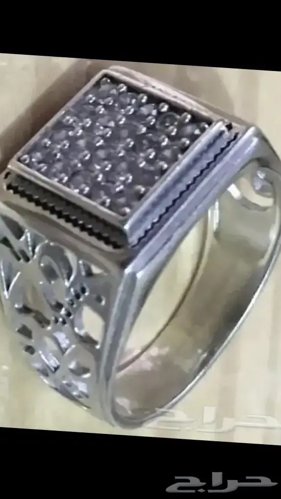 مستعمل خاتمين ودبلة فضة اصلي 3