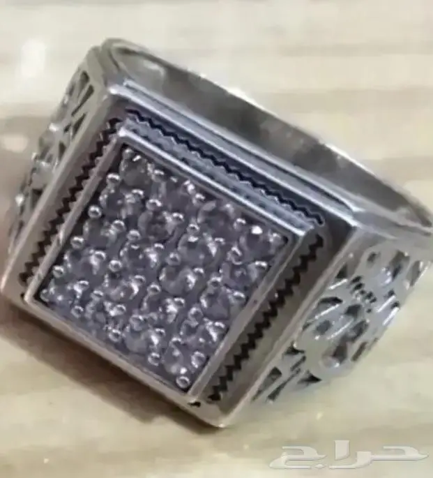 مستعمل خاتمين ودبلة فضة اصلي 2