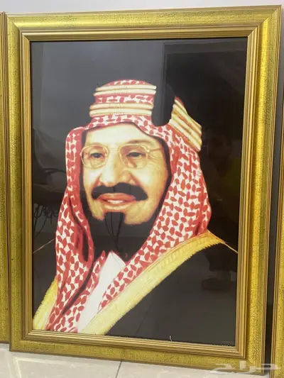 لوحة الملك للبيع لوحات صور المؤسس والملك وولي العهد 5