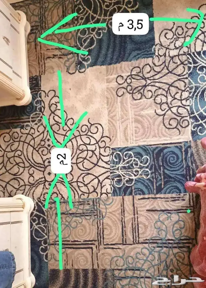 2 سجاد وبتجاز الحاله ممتازه ب 550 0