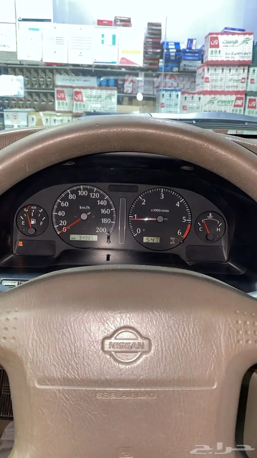نيسان باترول نظيف موديل 2001 مكينه 4500 ثالث مستخدم 6