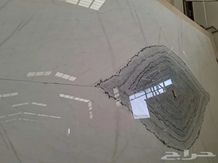 رخام طبيعي جراي آند وايت 1