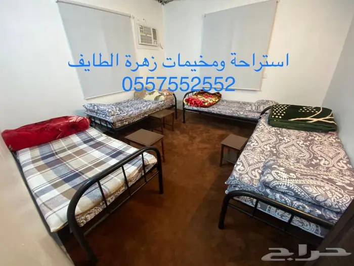 استراحة مؤثثه بالكامل للايجار السنوي مع ارض مساحة 4500 6
