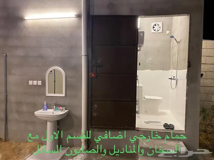 استراحة مؤثثه بالكامل للايجار السنوي مع ارض مساحة 4500 10