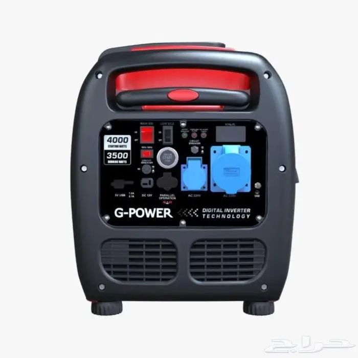 مولد كهرباء 4 كيلو واط كاتم صوت جي باور بنزين GP4500I 3