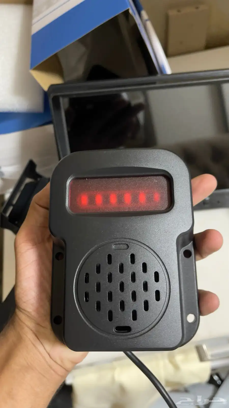 شاشة معدات ثقيلة مع اربع كاميرات مع مستشعر 1