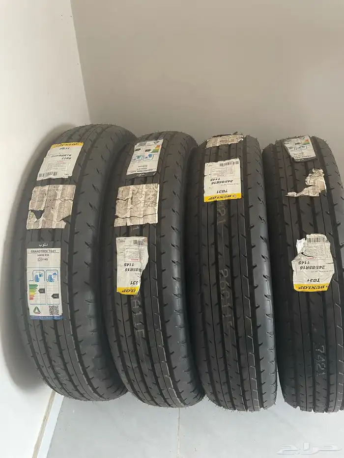 كفرات دلوب ياباني مقاس 245 85 16 جديدة 0