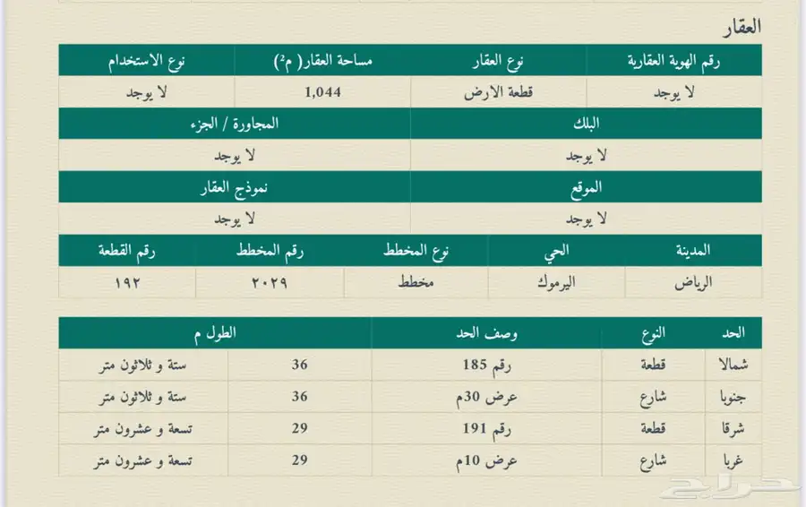 قصر للبيع بحي اليرموك على شارع تجاري 1