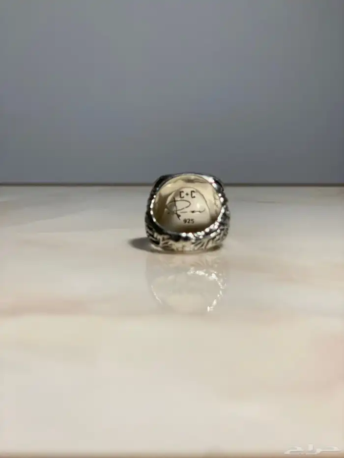 خاتم فضة صناعة يدوية limited edition كندي 7