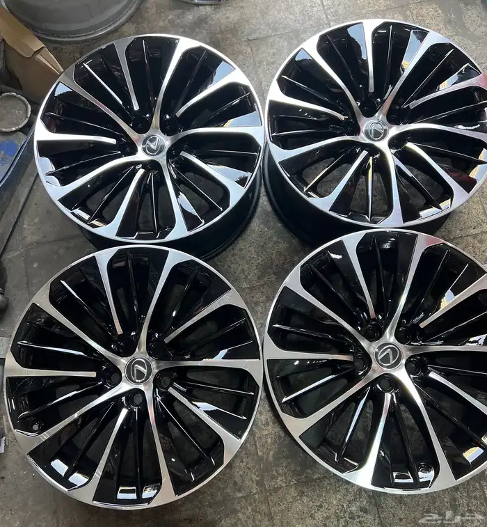 جنوط لكزز 500 LS اصلي وكاله مقاس 20 6