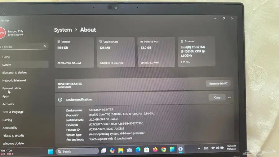 lenovo Thinkpad T14s 0