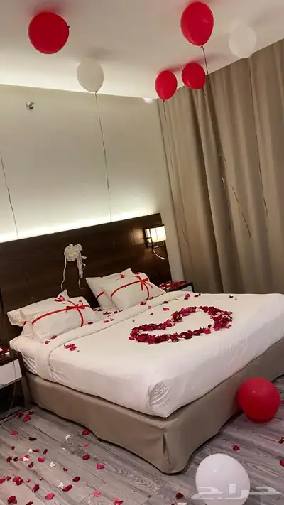 تنسيق غرف عرسان ذكرى زواج 7