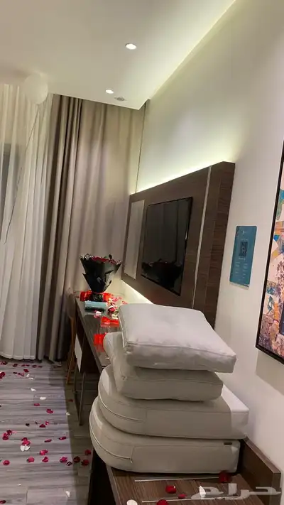 تنسيق غرف عرسان ذكرى زواج 6