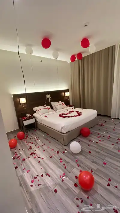 تنسيق غرف عرسان ذكرى زواج 4