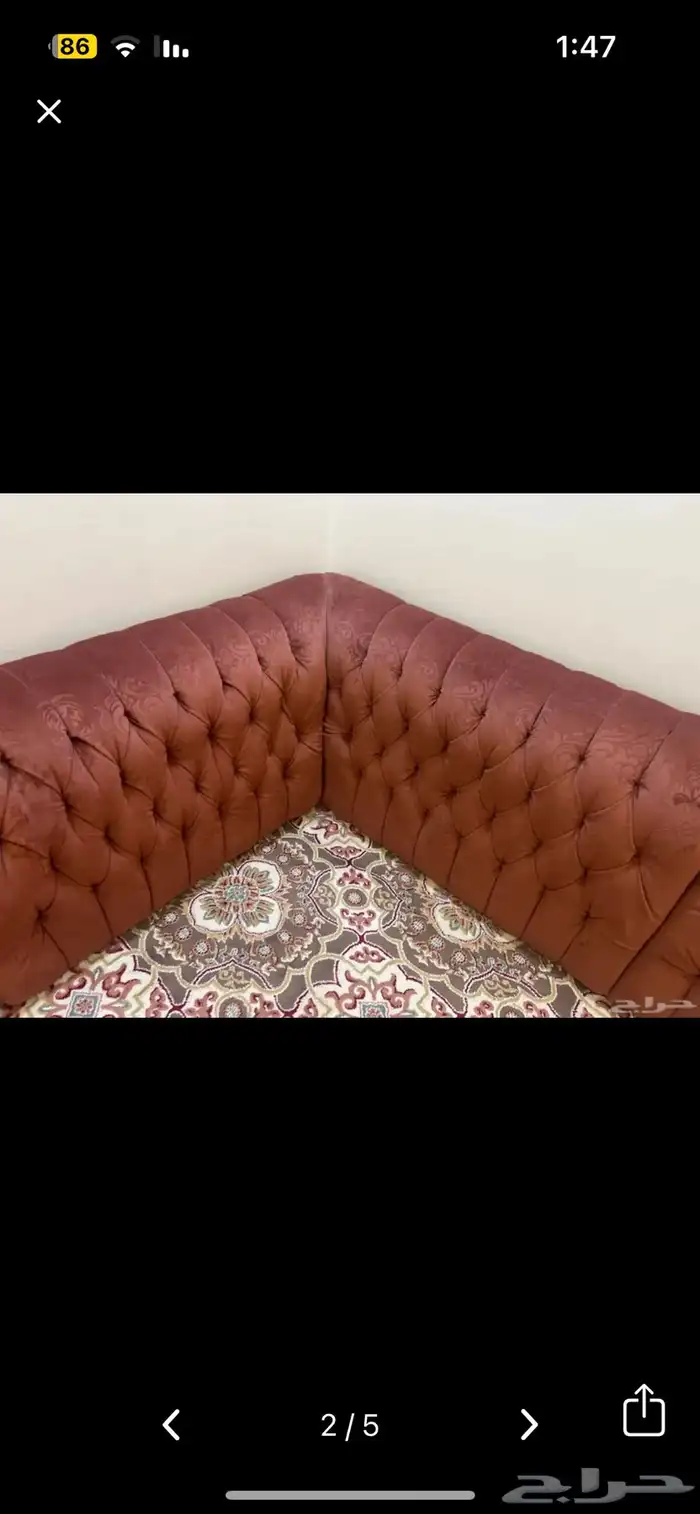 مجلس ظهر تفصيل نظيف مع ستاره ومفرشة 0