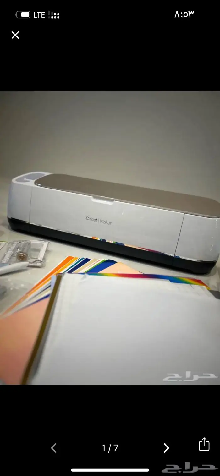 جاهز طابعه قص ذكيه Cricut Maker استوك 5