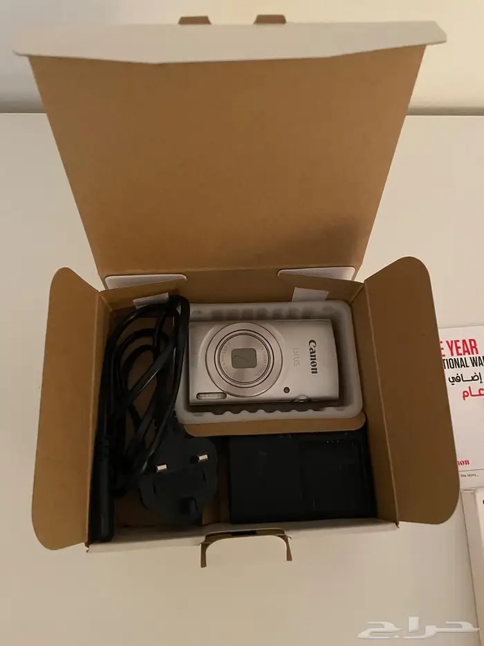 كاميرا مع ملحقاتها canon ixus 185 1