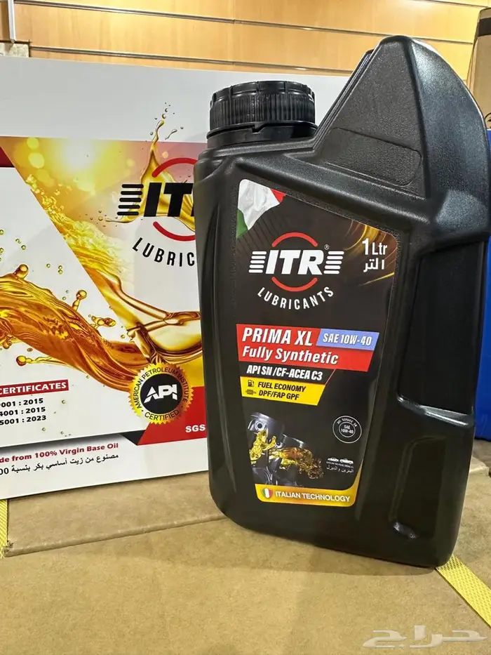 زيت ITR التقنية الإيطالية 5W40 SN C3 DPF تخليقي بالكامل 3