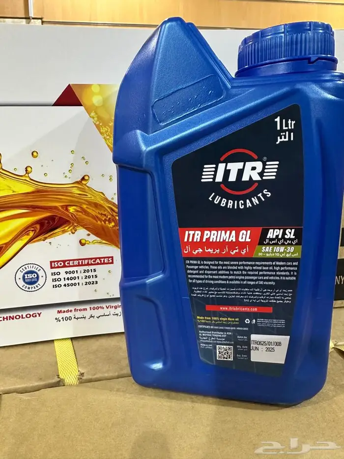 زيت ITR التقنية الإيطالية 5W40 SN C3 DPF تخليقي بالكامل 7