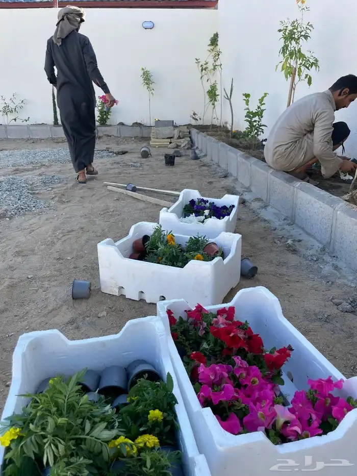 تنسيق حدايق مشاتل 13