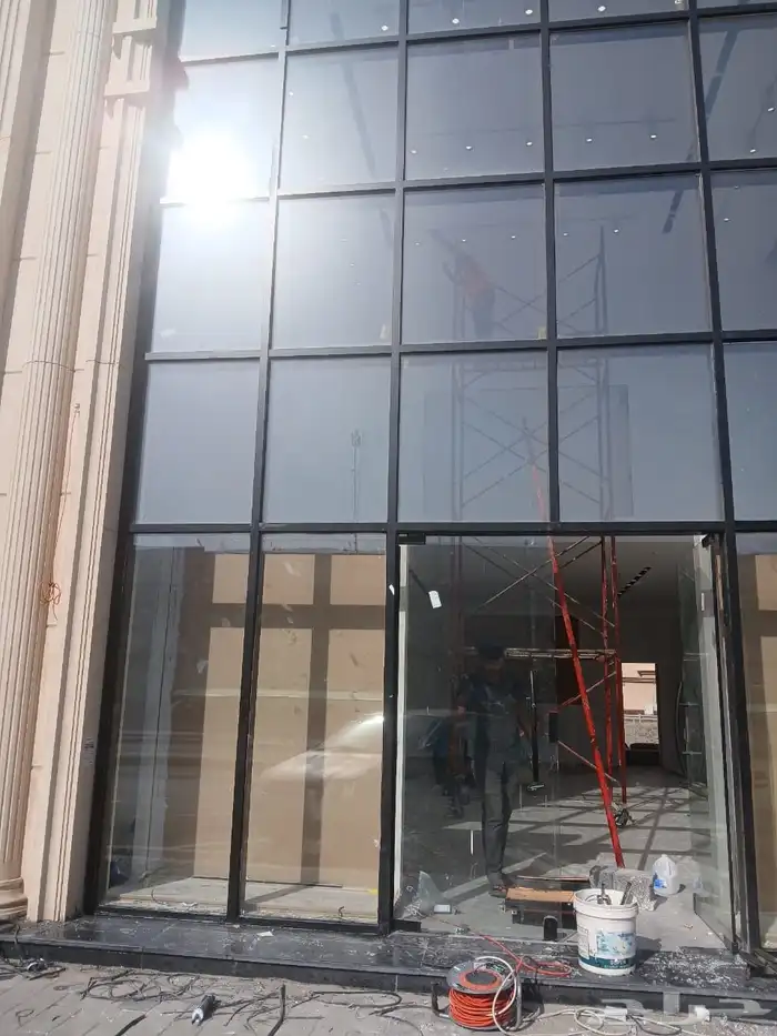 شبابيك المنيوم بأنواعها وحديد 6