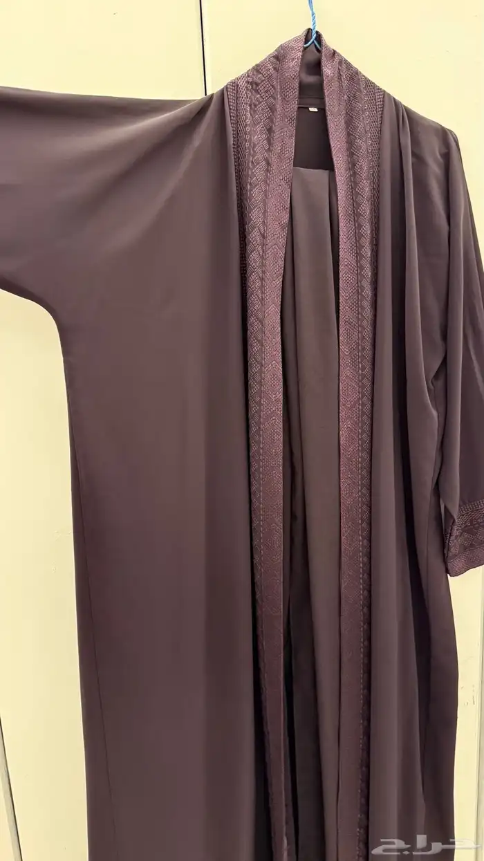 عبايه جديده لون موف مقاس 58 1