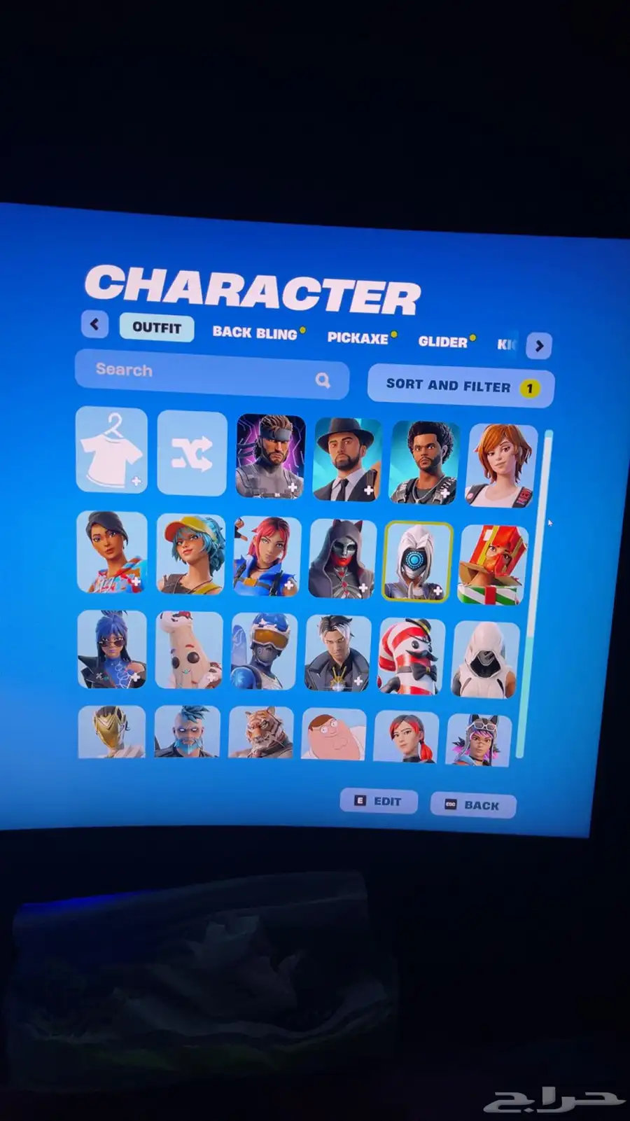 حساب فورت نايت 1