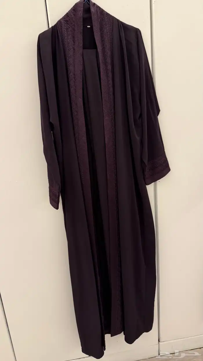 عبايه جديده لون موف مقاس 58 2