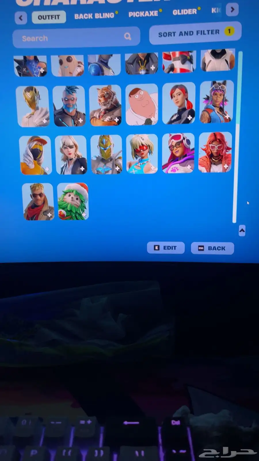 حساب فورت نايت 2