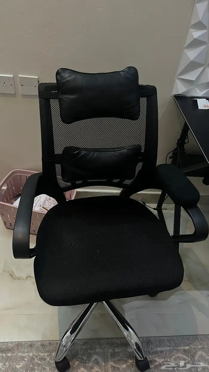 كرسي مكتبي او للقيمنق مريح لظهر والرأس 0
